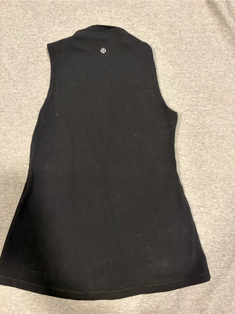 lululemon athletica Black Sleeveless Tank Top with built bra.